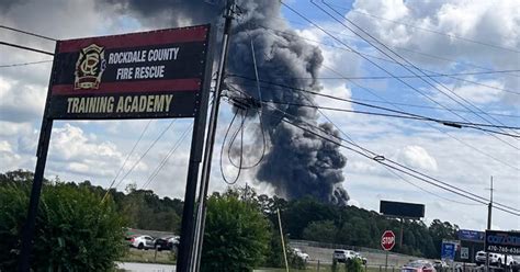 Georgia Chemical Lab Fire Prompts Evacuations Road Closures