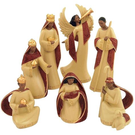 African American Nativity Scene II by Ebony Treasures – The Black Art Depot