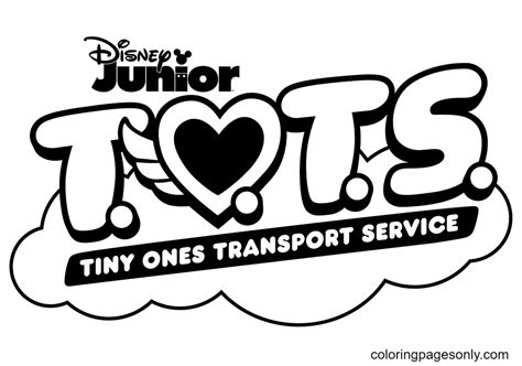 Tots Logo Coloring Page Free Printable Coloring Pages