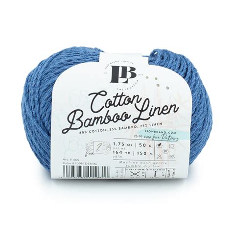 Lb Collection® Cotton Bamboo Linen Yarn Lion Brand Yarn