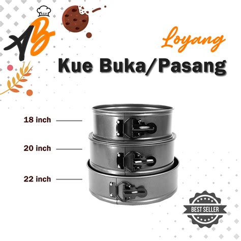 Jual Loyang Kue Bongkar Pasang Loyang Kue Bulat Bongkar Basang