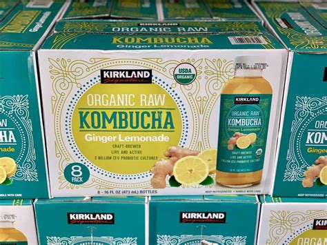 Kirkland Signature Organic Raw Kombucha Ginger Peter Carr