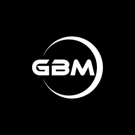 Diseño De Logotipo De Letra Gbm En Ilustración Logotipo Vectorial Diseños De Caligrafía Para