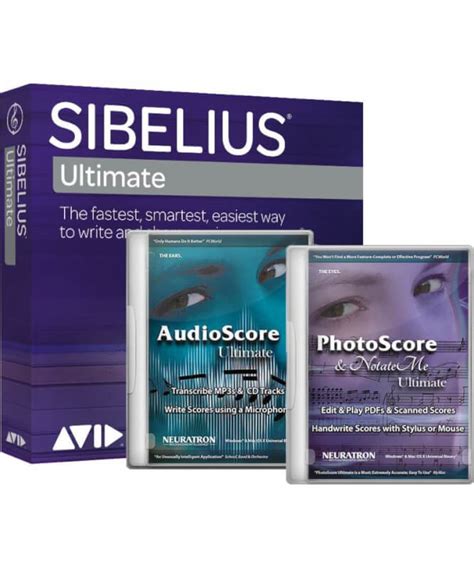 Avid Sibelius Ultimate 樂譜製作軟體 教育版，永久授權版 附 Photoscore And Notateme