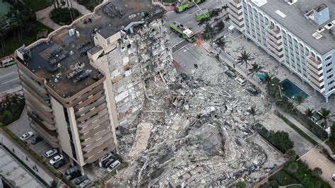 El Impactante Video Del Derrumbe Del Edificio De Miami