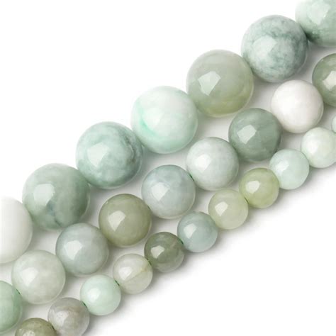 Perles Rondes En Pierre Naturelle De Haute Qualit 6 8 10mm En Jade