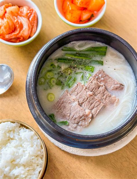 Easy Seolleongtang Ox Bone Soup Cook With Dana