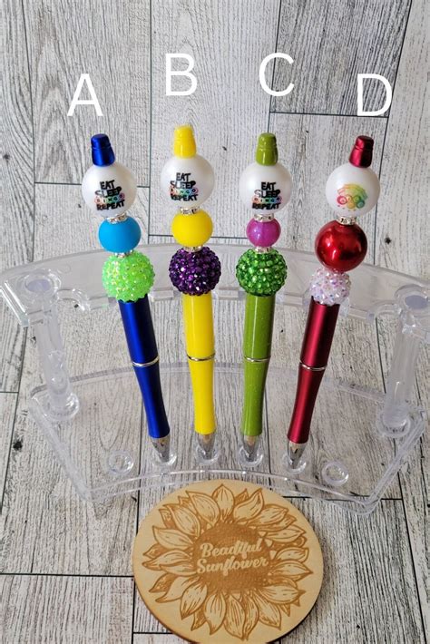 Bingo Beaded Pen Bingo Pen Bingo Items Bingo Player Bingo Etsy