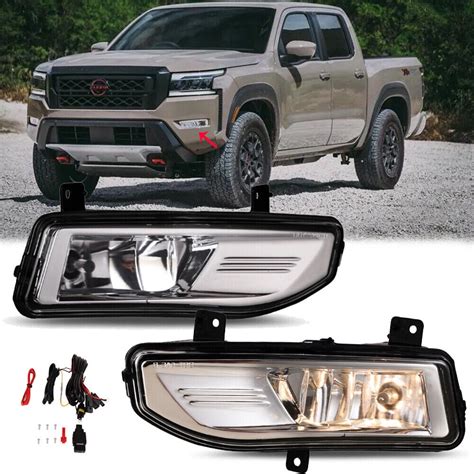 For Nissan Frontier Fog Lights Front Bumper Lamps W Bulb