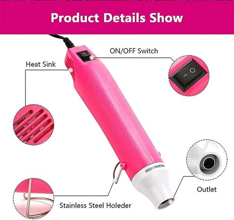 Hot Air Gun Mini Hot Air Gun V W Embossing Hot Air Gun For Shrink Wrapping Embossing