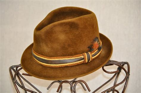 Dobbs Vintage Fedora Darrow Bronze Mens Hat By Armorofmodernmen