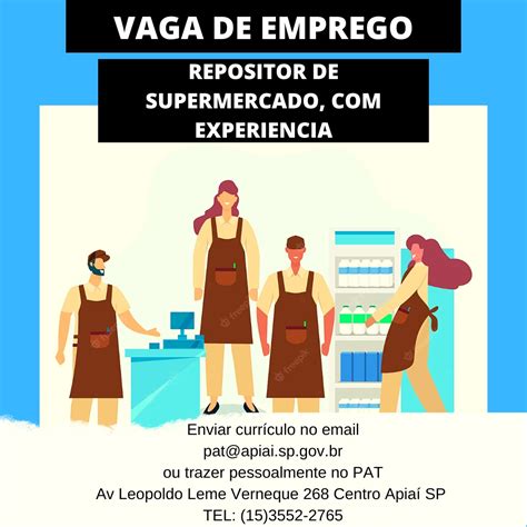 Vagas De Repositor De Supermercado - Vaga de emprego: Auxiliar Administrativo e Repositor de Supermercado ...