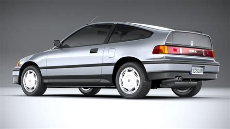 Honda Civic Crx Ii D Model Ds C D Fbx Lwo Ma Obj