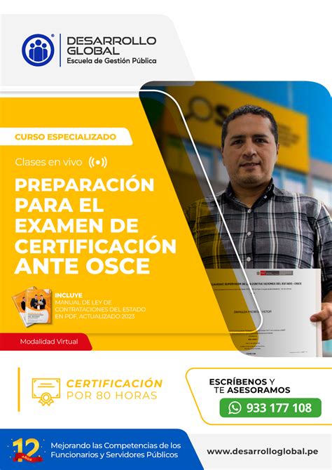 Curso Preparacion PARA EL Examen DE Certificacion ANTE OSCE Temario 1