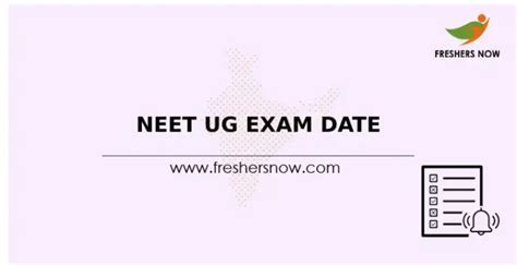 Neet Ug Exam Date 2024 Announced Check Exam Schedule