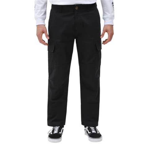 Брюки Мужской Dickies черный Хлопок Повседневный, размер 48, 50 Молния ...