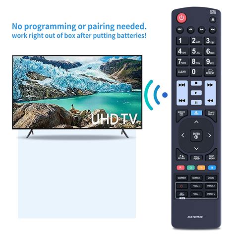 Akb Remote Control For Lg Blu Ray Player Bd Bd Bd