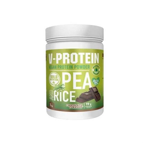 Pudra Proteica Vegetala V Protein Ciocolata Kg Gold Nutrition