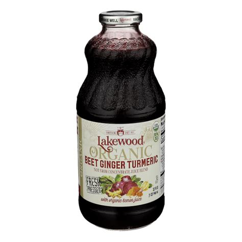 Lakewood Juice Organic Beet Ginger Turmeric 32 Fl Oz Delivery Or Pickup Near Me Instacart