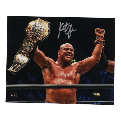 Kurt Angle Signed Tna X Photo Cojo Pristine Auction