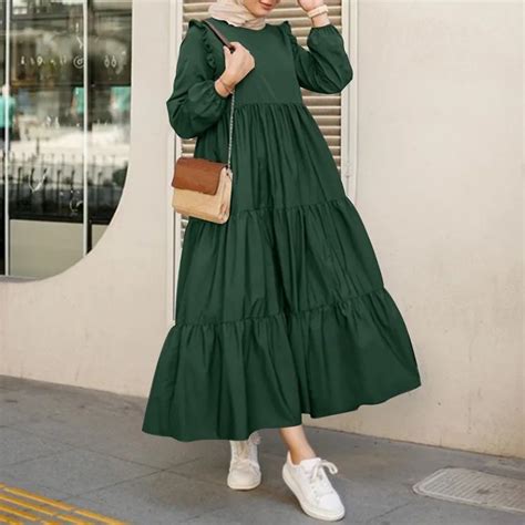 Vestido De Ramad N Para Mujer Hijab Eid Abaya Ropa Isl Mica Abayas