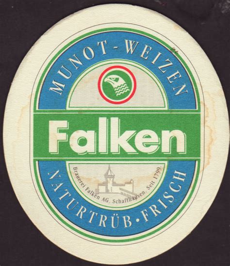 Bierdeckel Nummer Des Bierdeckels Brauerei Falken Ag Stadt