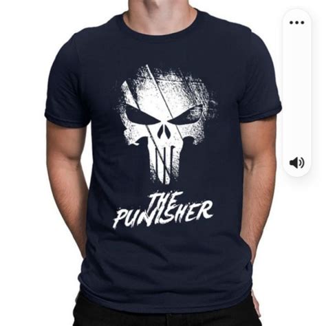 Camiseta The Punisher Justiceiro The Rock Camisa Lisa Shopee Brasil