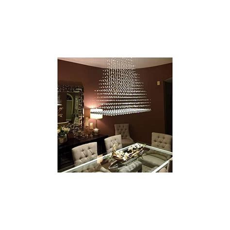 Moooni 10 Lights Modern Rectangular Raindrop Crystal India Ubuy