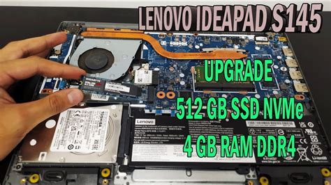 💻 Lenovo Ideapad S145 Desensamble Upgrade Ssd Ram 🪛 Español 2023 Youtube