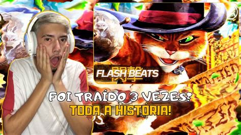 TODA HISTÓRIA DO GATO DE BOTAS REAGINDO a Rap do Gato de Botas A