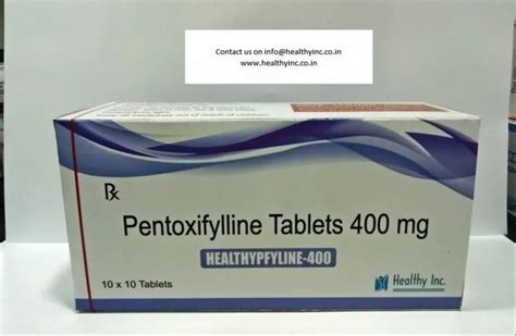 Healthy Pfyline Pentoxifylline Mg Tablets Healthy Life Pharma