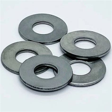 Zinc Plated Stainless Steel Flat Round Washer Material Grade Ss