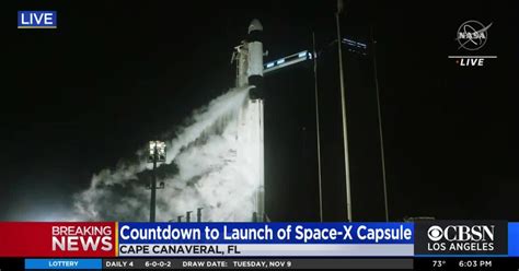 Spacex Sends New Crew To International Space Station Cbs Los Angeles