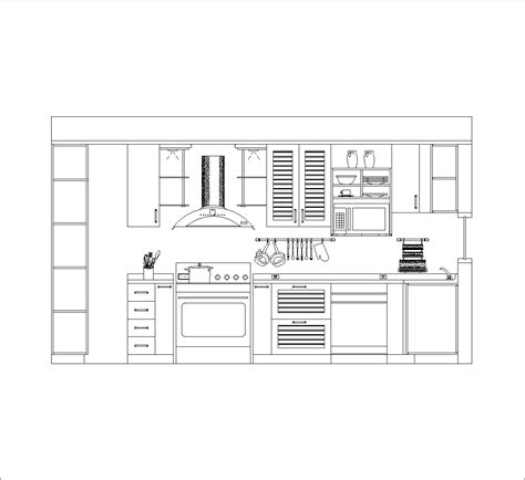 Cozinha Bancadas Em Granito Dwg Bloco Cad Baixar Gr Tis