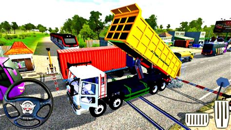 Mitsubishi Fuso Dump Truck Driving Bus Simulator Indonesia Android