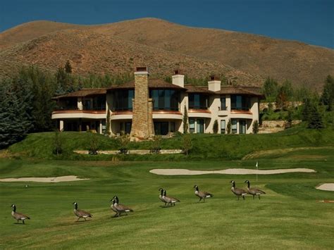 Spacious Idaho Contemporary Mansion On A Golf Course With Incredible Views