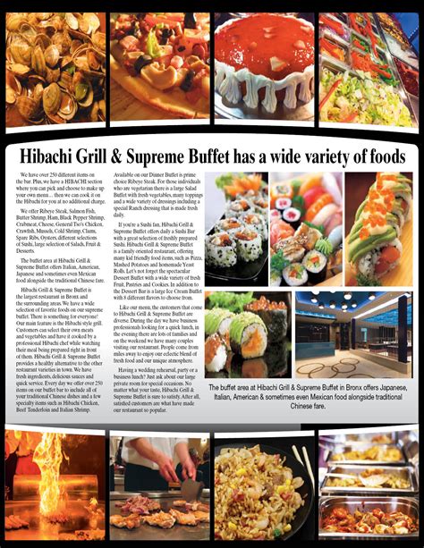 Hibachi Grill And Supreme Buffet Steak House Sushi And Hibachi Seafood