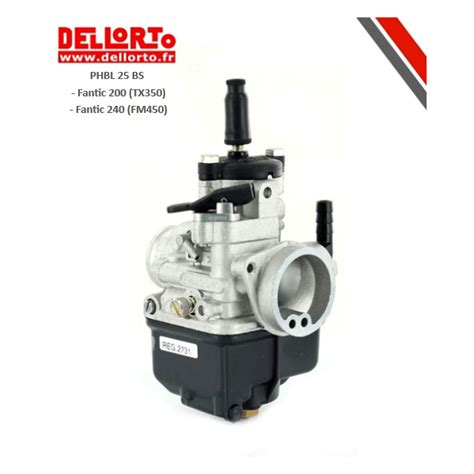 Dellorto Phbl Bs Carburetor Fantic Or