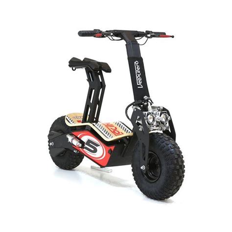 Velocifero MAD 48 Volt 1600W Lithium Red Race Electric Scooter