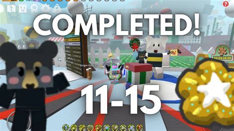 All 11 15 Bee Bear Quests Completed Cub Buddy Or Star Treat Reward