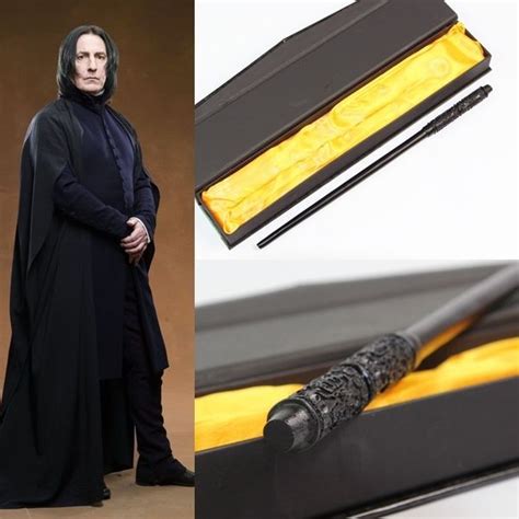 1x Harry Potter Severus Snape Pvc Resin 36cm Magic Wand Stick T Box