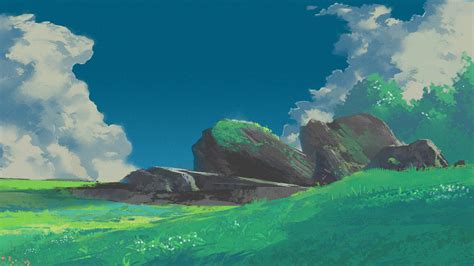 Artstation Ghibli Stylized Background