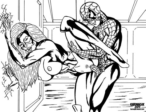 Titania And Spidey By Karmagik Hentai Foundry