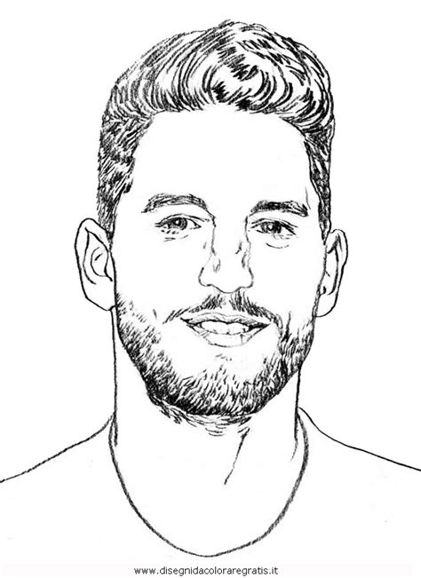 Disegno Dries Mertens Categoria Misti Da Colorare