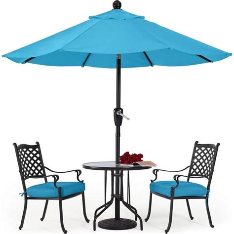 Parasol D Ext Rieur En Aluminium De M Avec Bouton Poussoir Inclinable