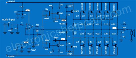 1000 Watts Amplifier Circuit Diagram Pdf Circuit Diagram Amplifier Hifi Amplifier