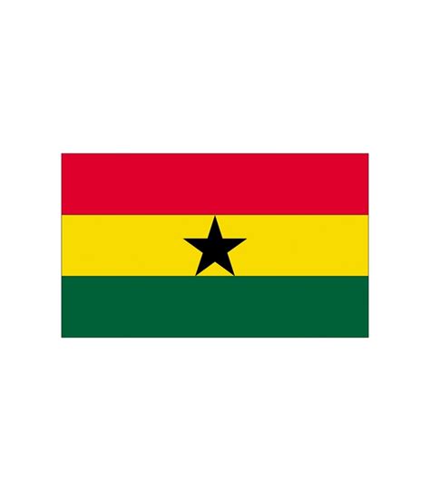 Ghana Courtesy Flag 2x3 Ft