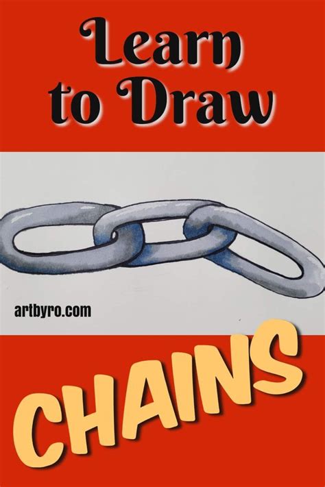 Learn to Draw Chains - Easy Art Tutorials