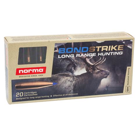 Norma Bondstrike Long Range Hunting 6 5 PRC 143 Grain 20 Rd Box