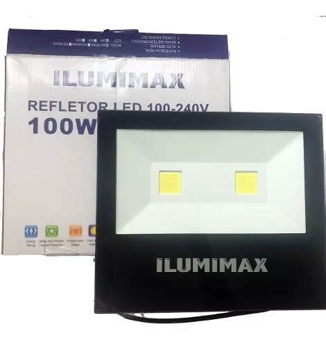 Foco Led Ilumimax Rs Wb De W Con Luz Blanca Fr A Y Carcasa Negra